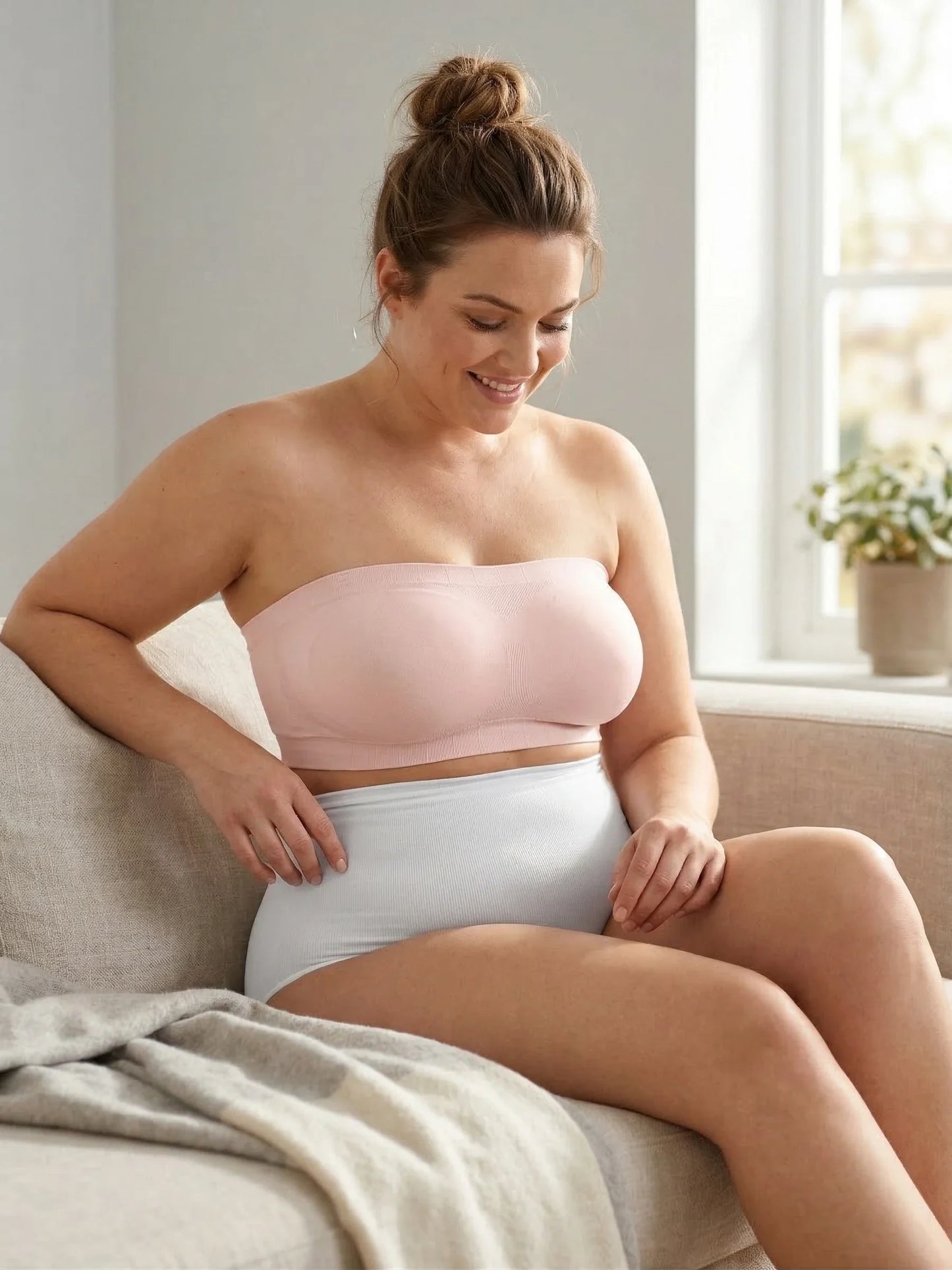 Soutien-gorge bandeau convertible sans bretelles