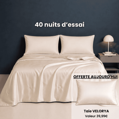 Couverture VELORYA – Couverture rafraîchissante effet glacé pour les chaudes nuits d'été