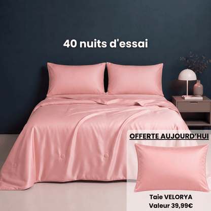 Couverture VELORYA – Couverture rafraîchissante effet glacé pour les chaudes nuits d'été