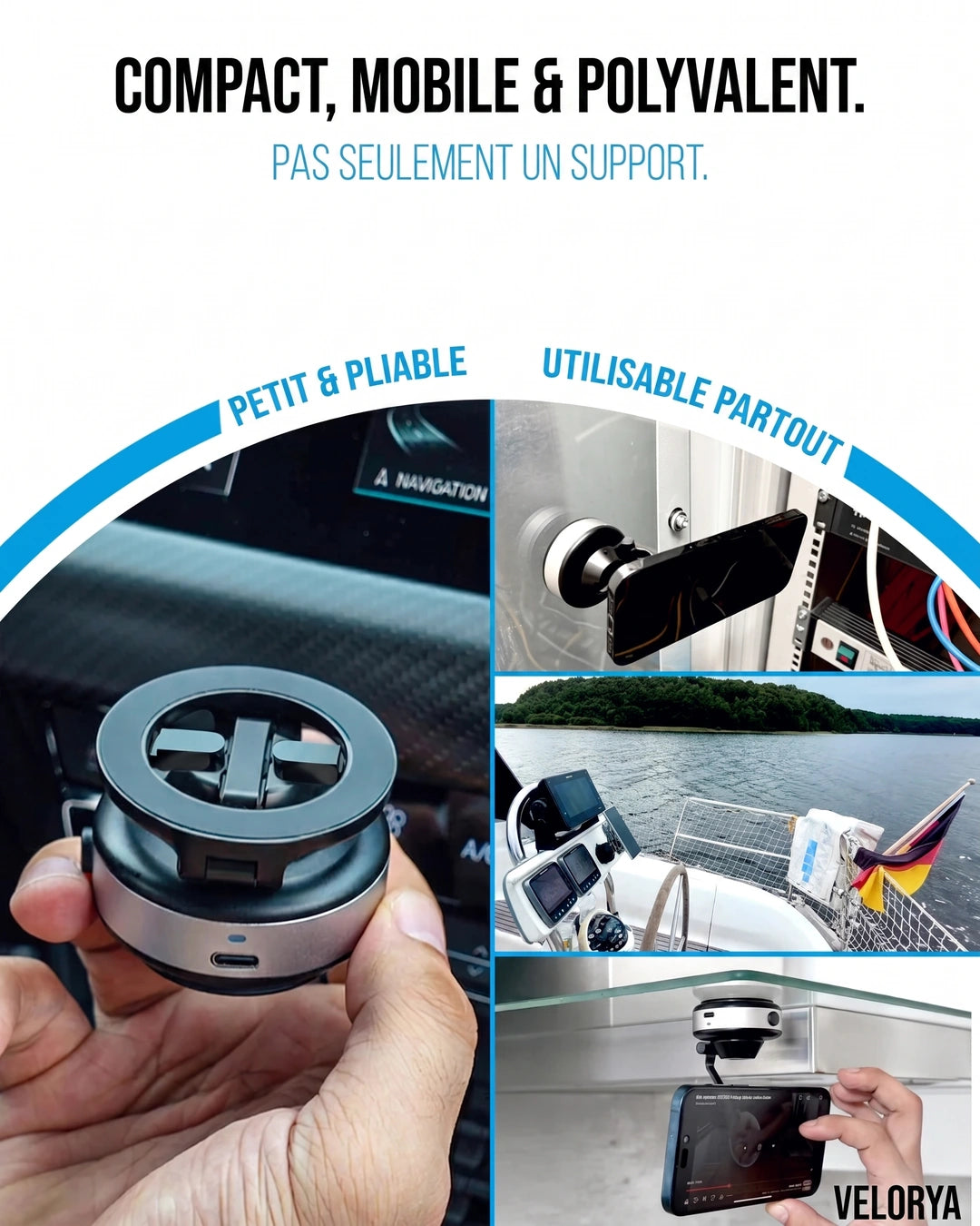 SUPPORT TÉLÉPHONIQUE VELORYA – L'original