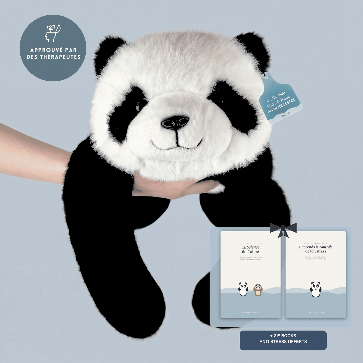 L'Étreinte - La peluche lestée qui t'enlace comme un vrai câlin