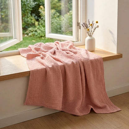 Couverture VELORYA en mousseline douce