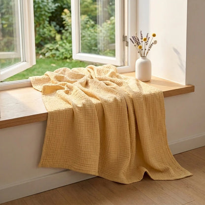 Couverture VELORYA en mousseline douce