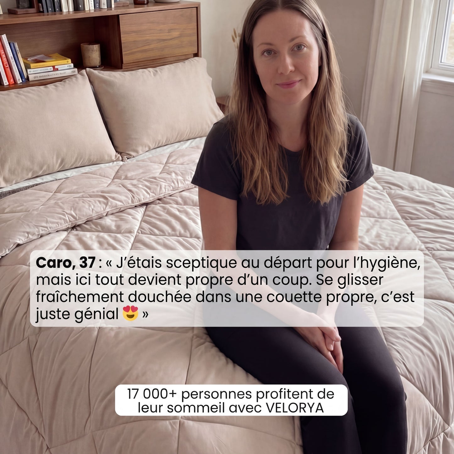 Couette VELORYA – La couette 2-en-1 à séchage rapide qui rend les draps superflus