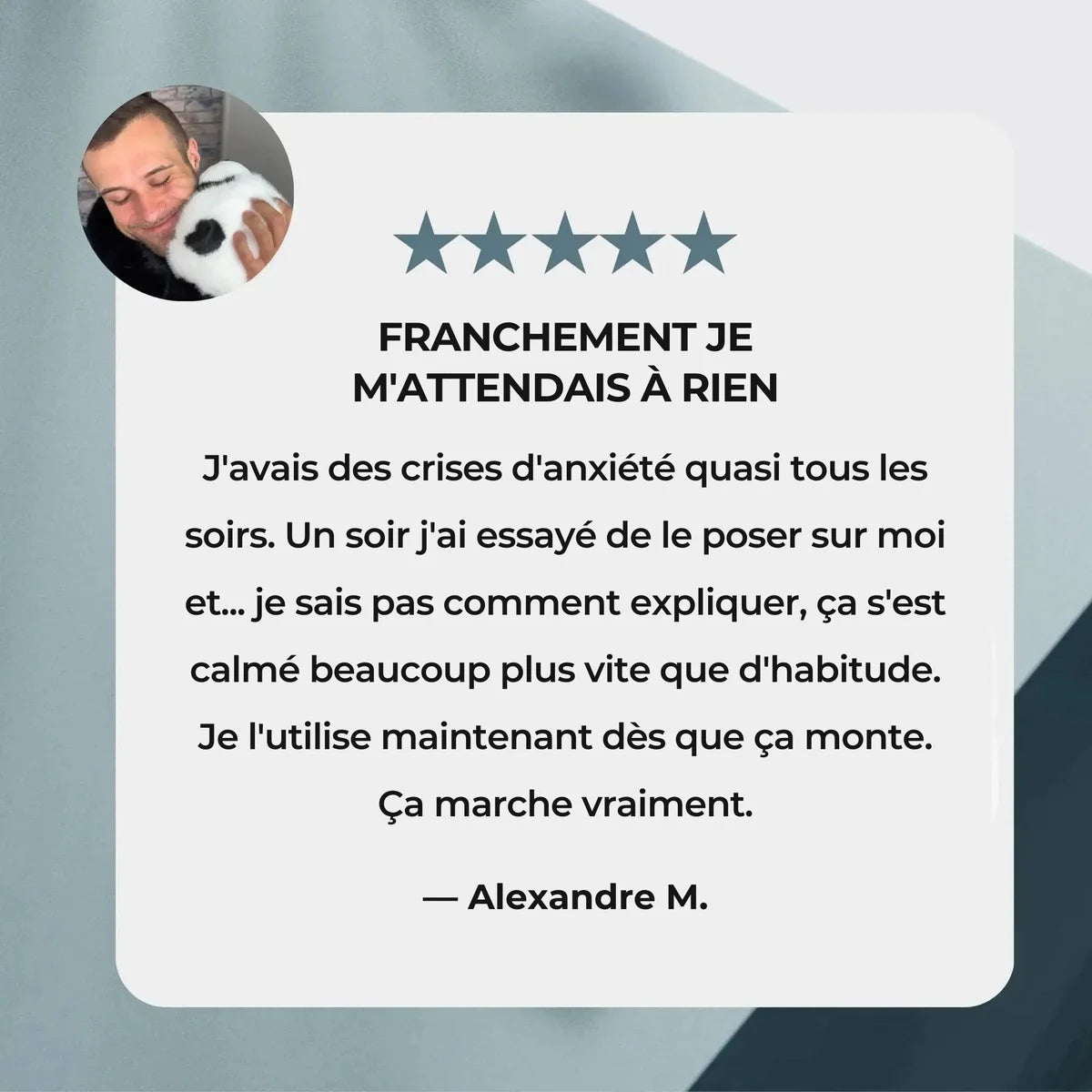 L'Étreinte - La peluche lestée qui t'enlace comme un vrai câlin