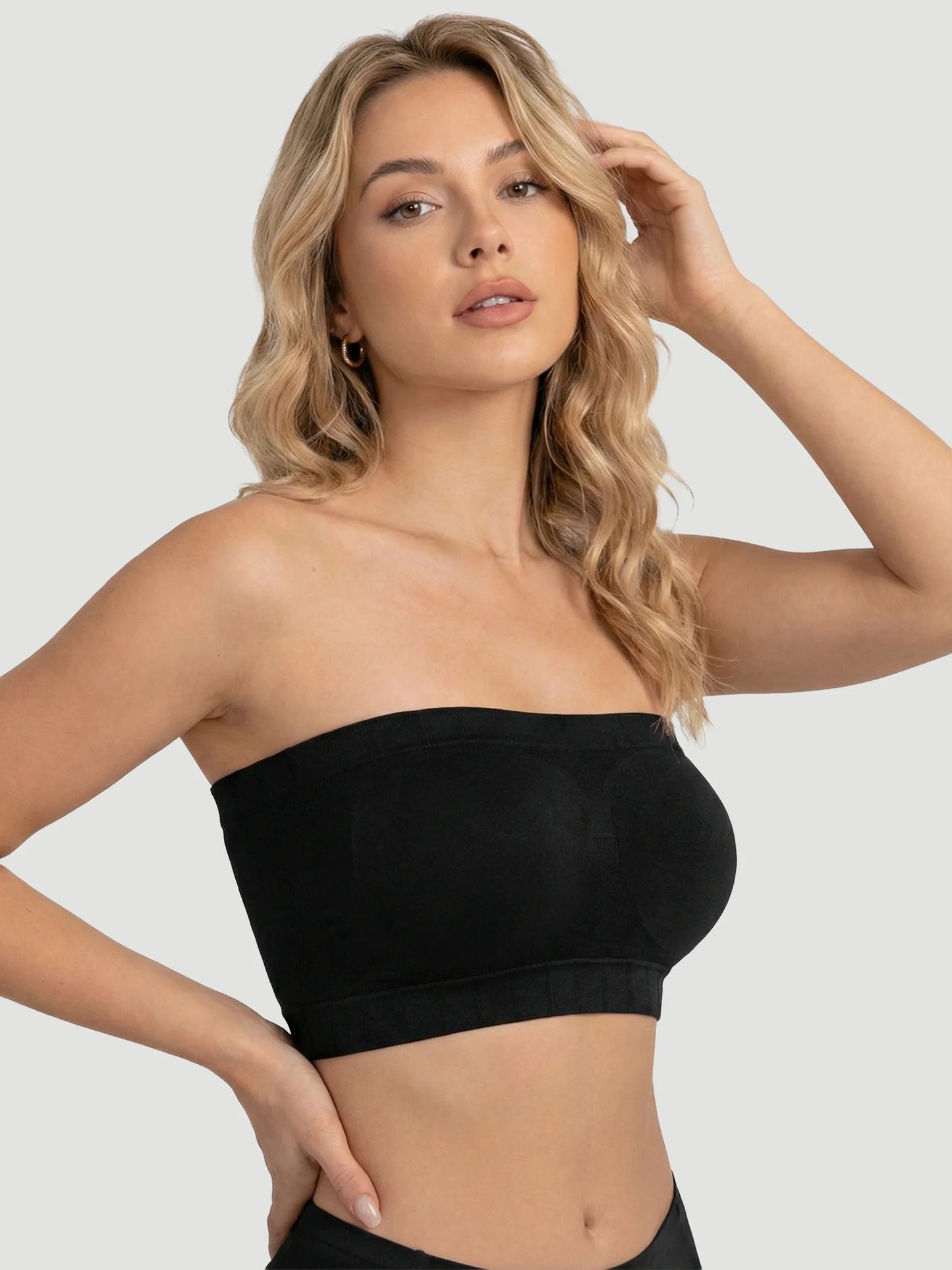 Soutien-gorge bandeau convertible sans bretelles