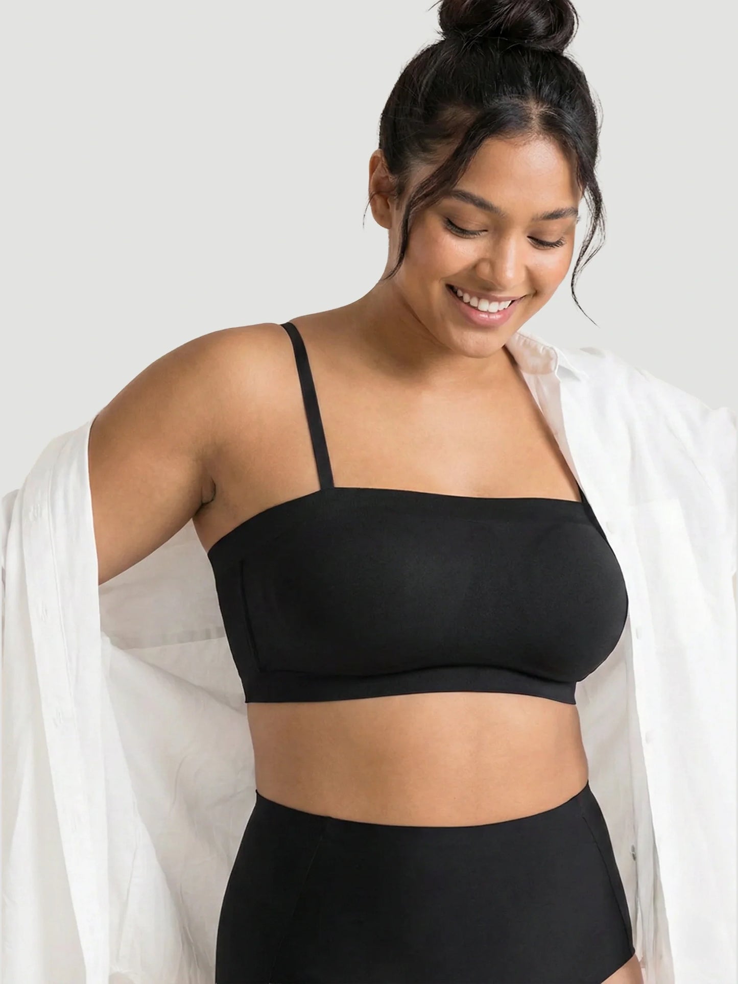 Soutien-gorge bandeau convertible sans bretelles