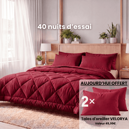 Couette VELORYA – La couette 2-en-1 à séchage rapide qui rend les draps superflus